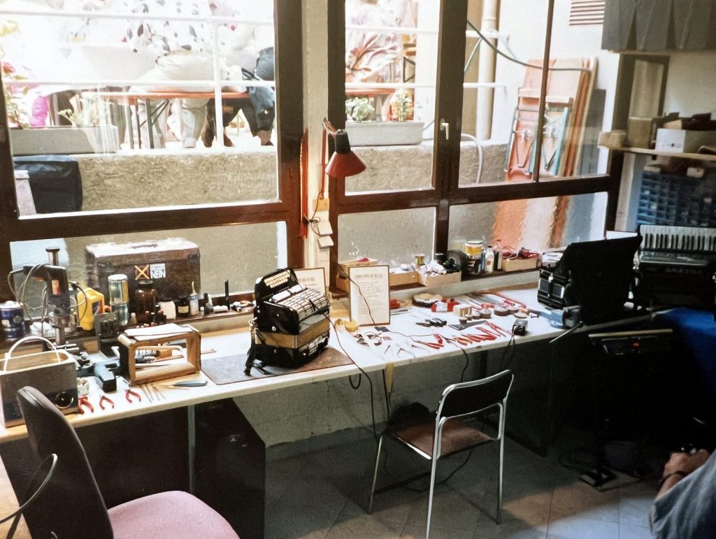 The first accordion workshop in Pforzheim in 1990