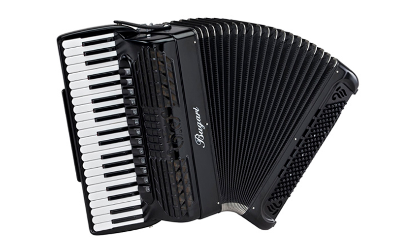 Bugari Piano Akkordeon 288 Essenzia schwarz matt